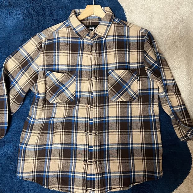 스투시 플란넬 셔츠