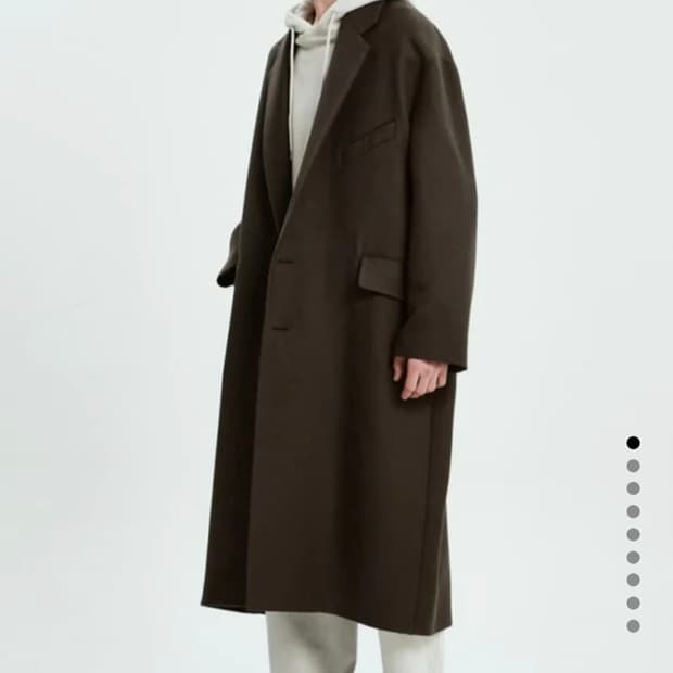 TIME 오버핏 코트 100 사이즈