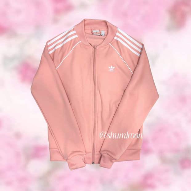 아디다스 복숭아 코랄핑크 져지 슈퍼스타