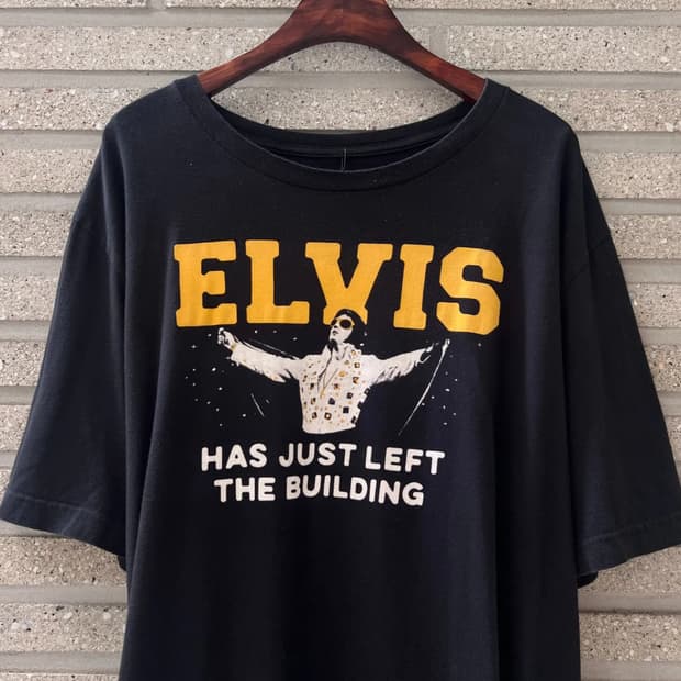 [2XL]ELVIS 엘비스 프레슬리 프린팅 티셔츠