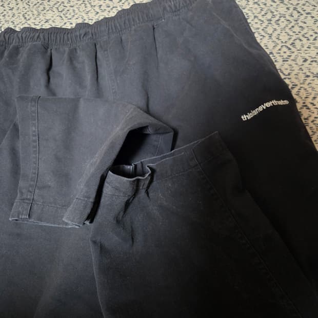 디스이즈네버댓 코튼 이지팬츠 블랙 XL