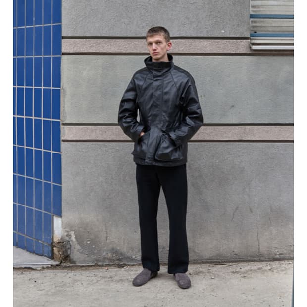 [033] leather parka 2size