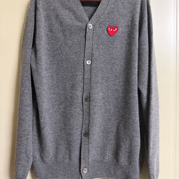 꼼데가르송 가디건 xl