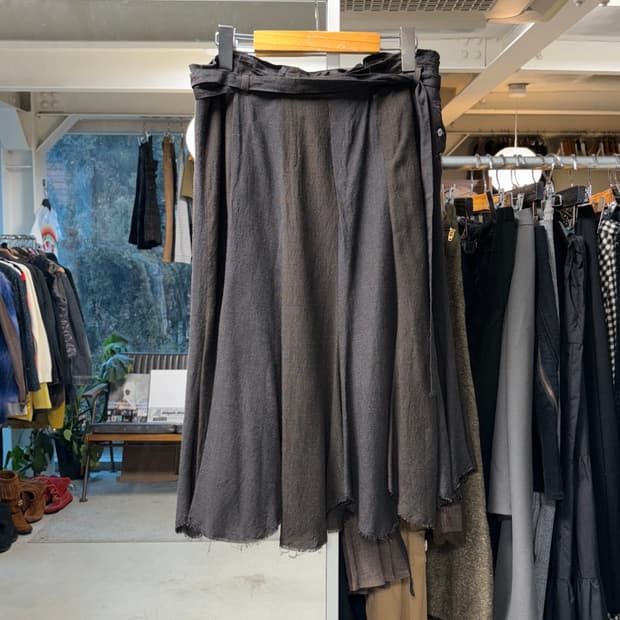 merveille h 패널 플레어 스커트