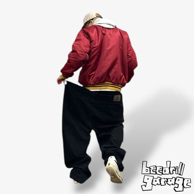 00s 랭글러 빅사이즈 흑청 데님팬츠