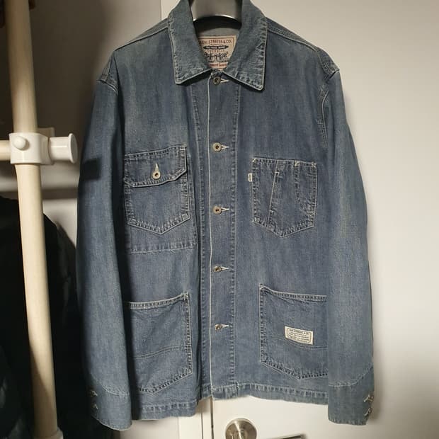 리바이스 빈티지 데님 커버올 자켓