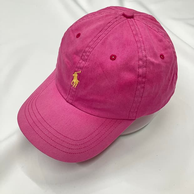 폴로 랄프로렌 핫핑크 볼캡 모자
