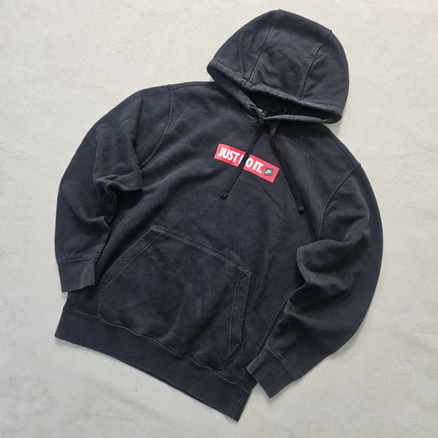 M 나이키 저스트두잇 로고 기모 후드티 0326Y