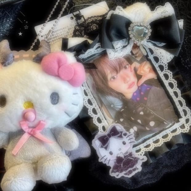 헬로 키티 베이비 데빌 키링