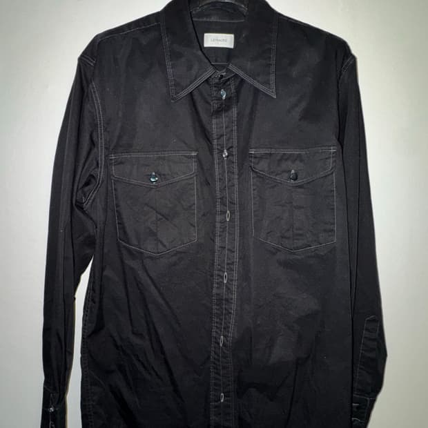 르메르 웨스턴셔츠 블랙(50사이즈)