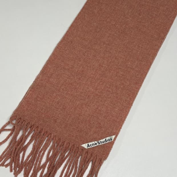 아크네스튜디오 울 머플러 로즈 멜란지