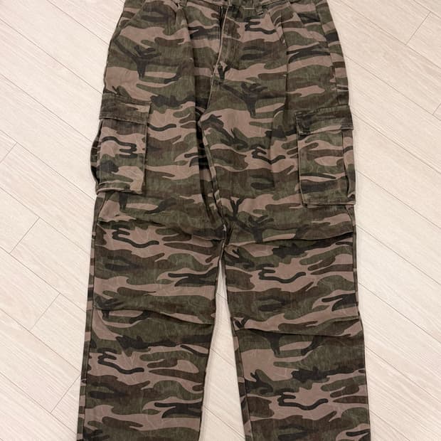 카네이테이 빈티지 원 턱 카고 팬츠