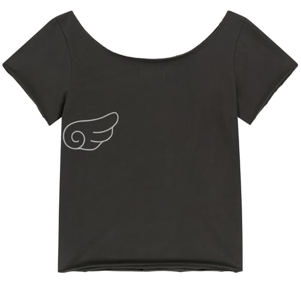 coyseio 03 WING T-SHIRT CHARCOAL