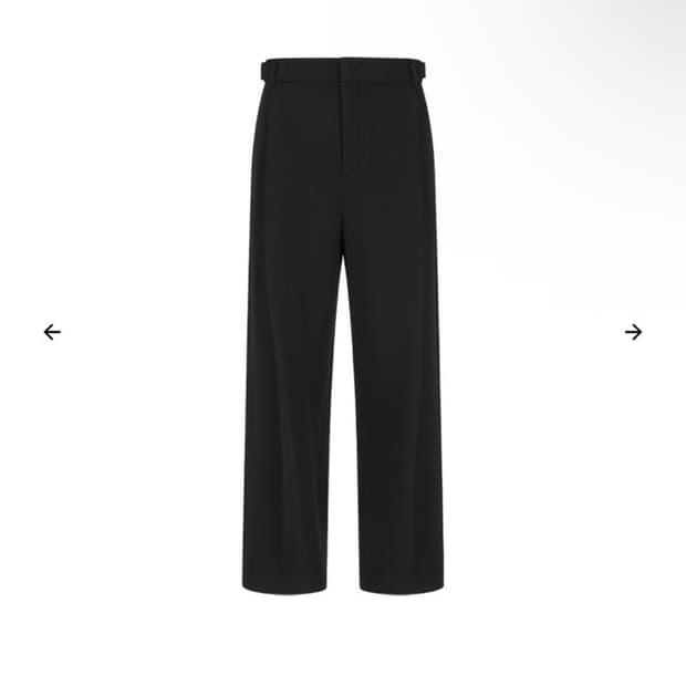 아모멘토 wool martin pants black