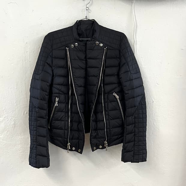 발망 옴므 2020FW 올리비에 루스테인 멀티 지퍼 패딩 라이더 자켓