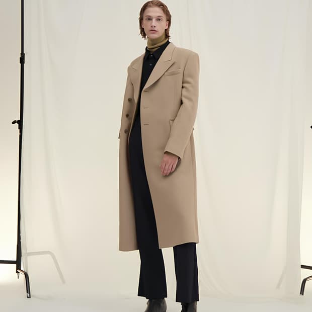 [김선호님 착용] 시스템옴므 20fw 파리컬렉션 히든버튼 코트