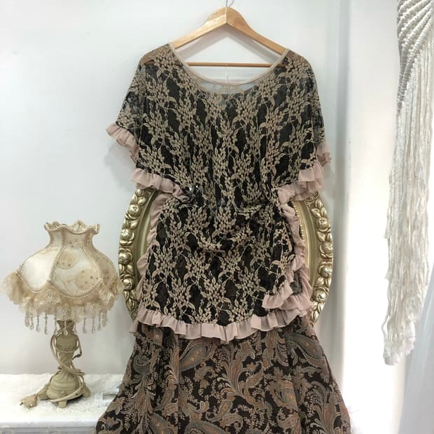 brown grunge fairy set