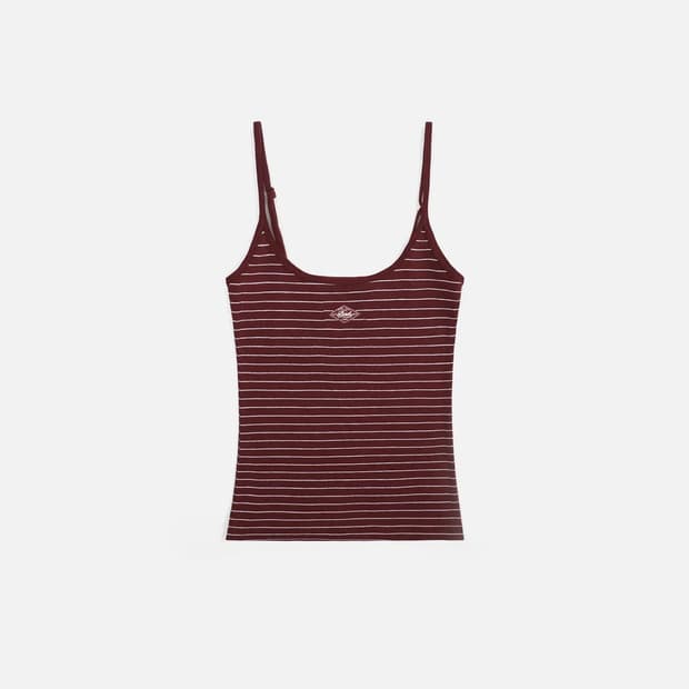 단종) 배드블러드 비욘드 소프트 스트링 탱크  - 스트라이프 와인