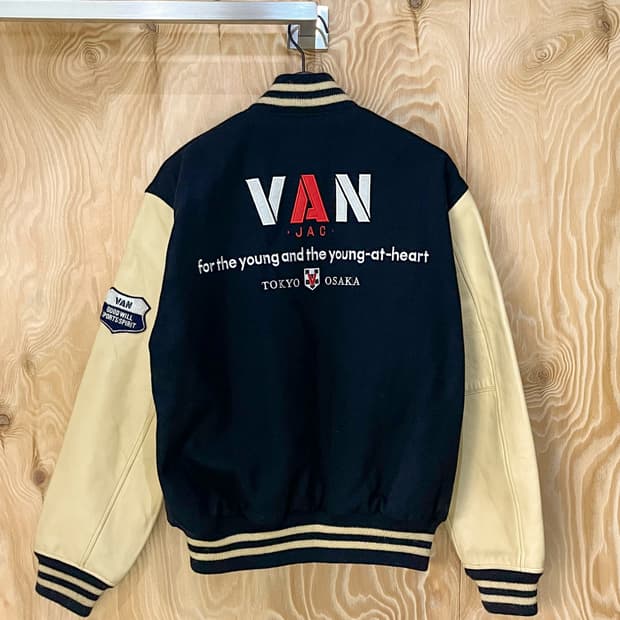 Van Jac 8-90's 울 바시티 자켓