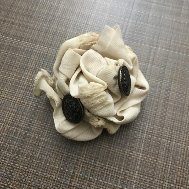 Antique Rose Hair Clip