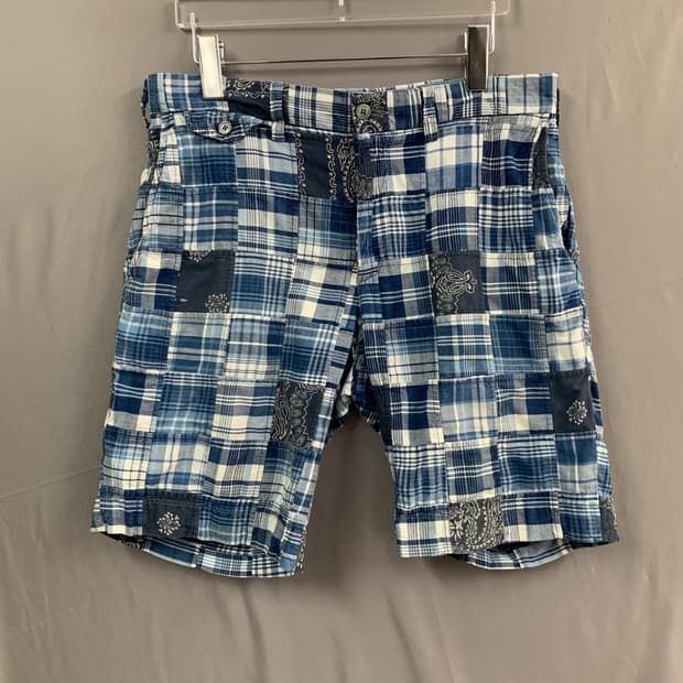 30인치 폴로랄프로렌 클래식핏 패치워크 마드라스 쇼츠 반바지