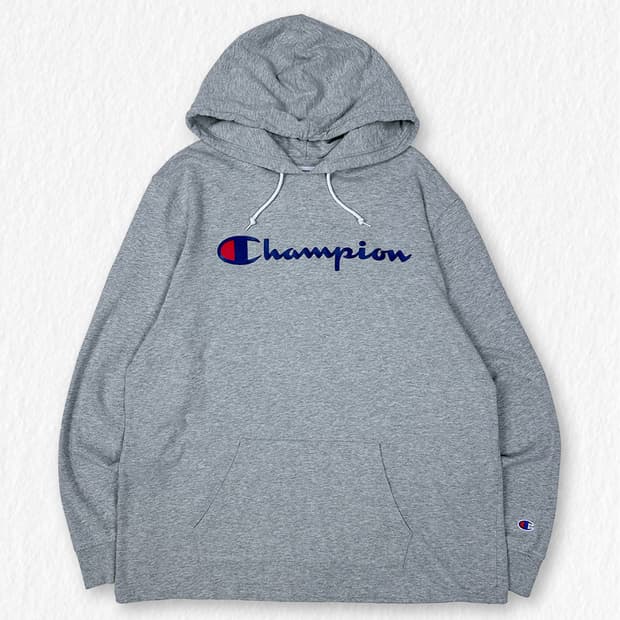 챔피온 후드 슬리브 그레이