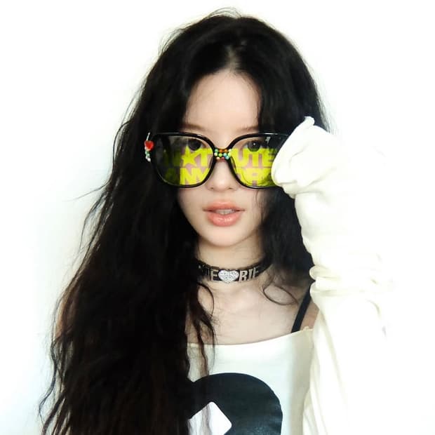 샵페어리 큐빅 초커 목걸이 (아일릿 민주 착용)