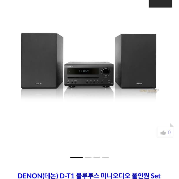 DENON(데논) D-T1 블루투스 미니 오디오 일체형 세트