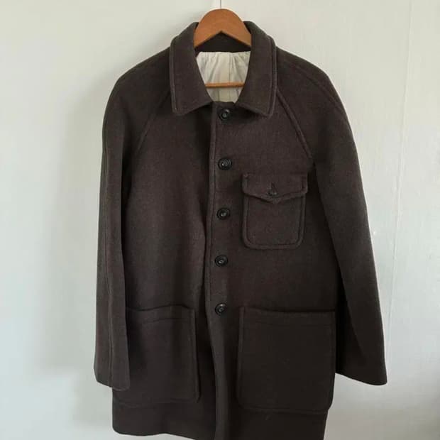 Tela half coat brown 2사이즈