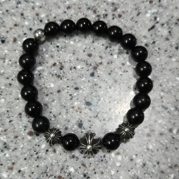 크롬하츠 4볼 8mm비즈 팔찌(정품)