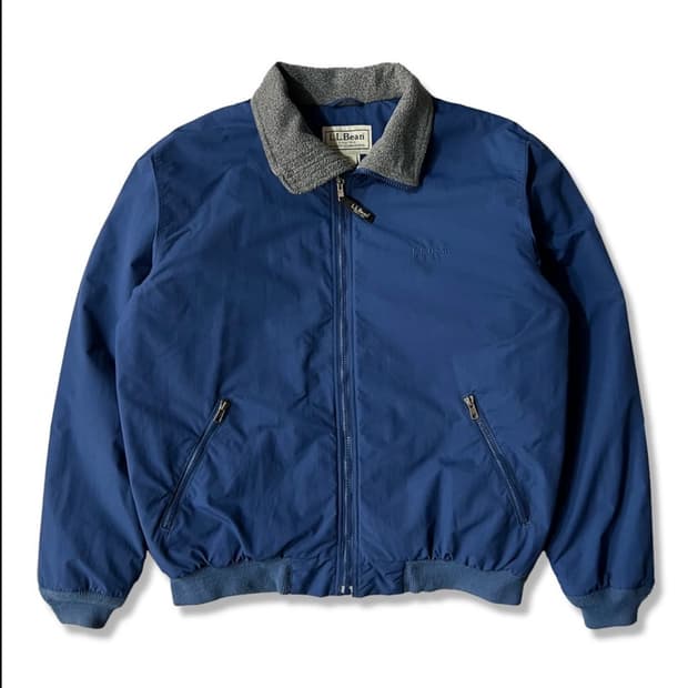 L.L.Bean Warm-up jacket blue
