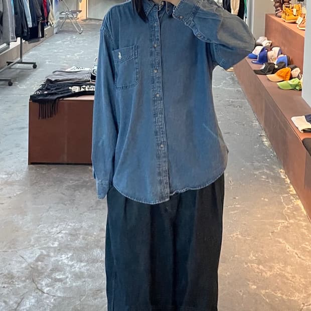 폴로 랄프로렌 데님 셔츠 H1023