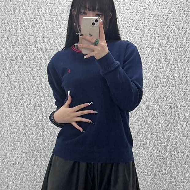 폴로 랄프로렌 올드스쿨 레트로 약기모 맨투맨 L C10105