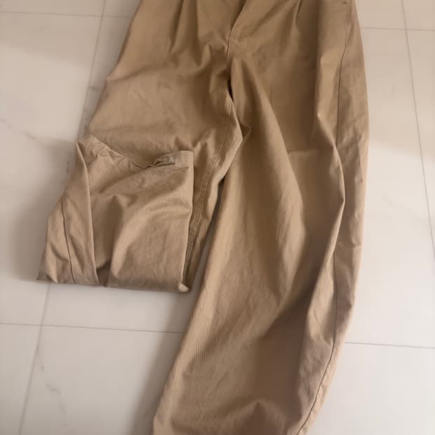 빈티지 베이지 청바지 