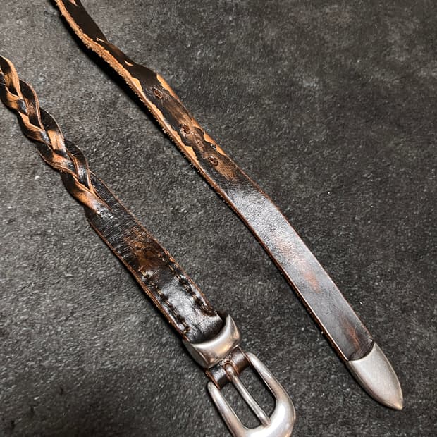 아워레가시 2cm 레더 벨트