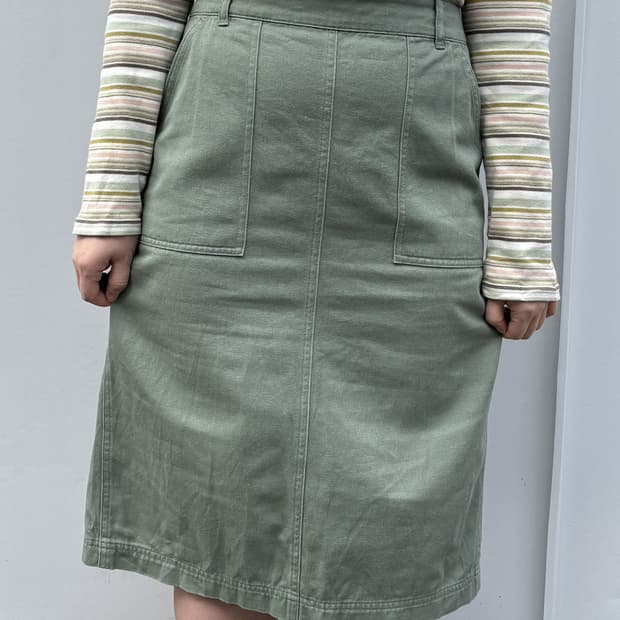 일본빈티지 GLACIER 롱스커트
