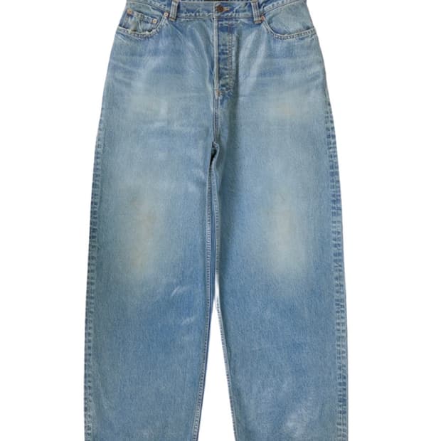 발렌시아가 코티드 라지 배기 연청