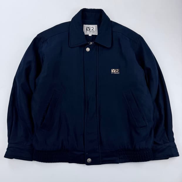 베르사체 V2 메두사인장 봄버 자켓