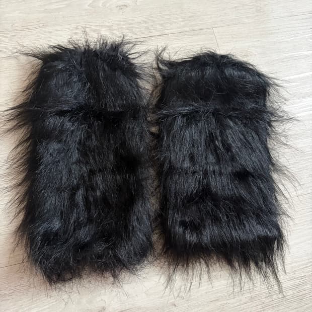 퍼 레그워머 갸루 