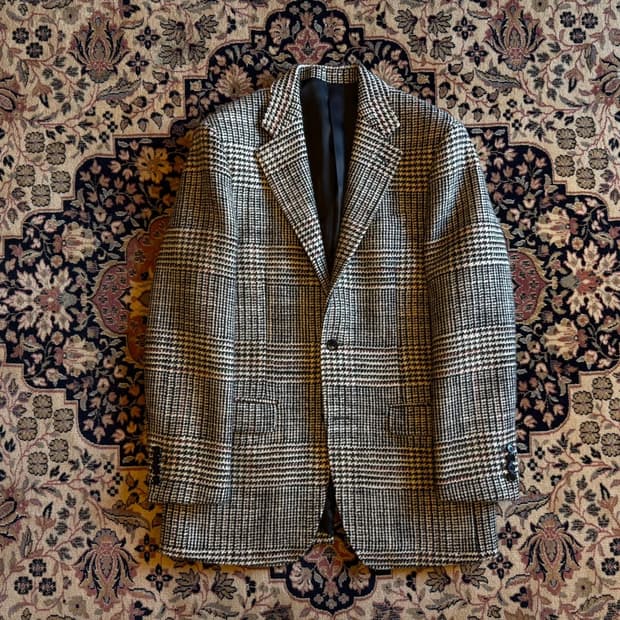 셀린 트위드 테일러드 자켓 100