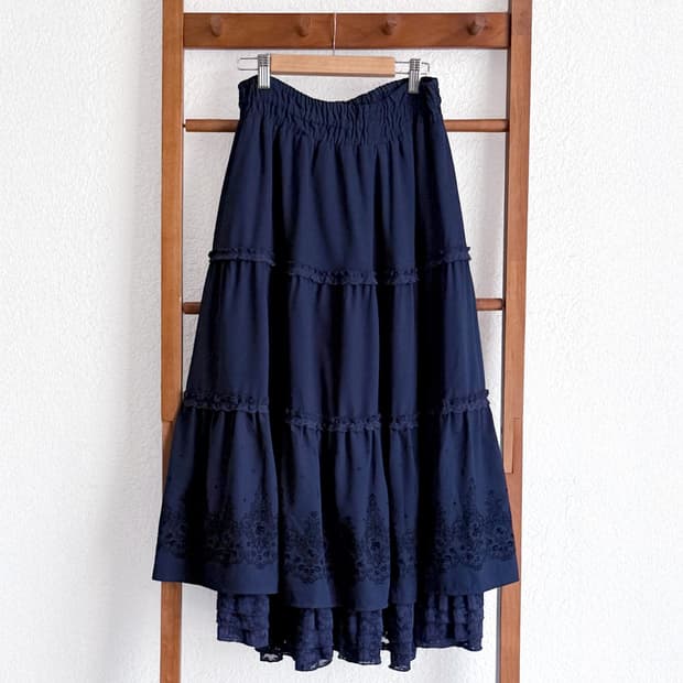 [AXES FEMME] 레이스 티어드 스커트