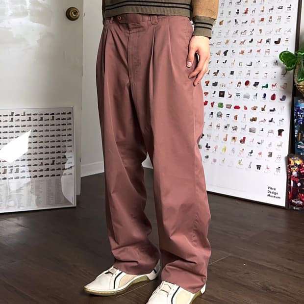 LYNX 투턱 슬랙스