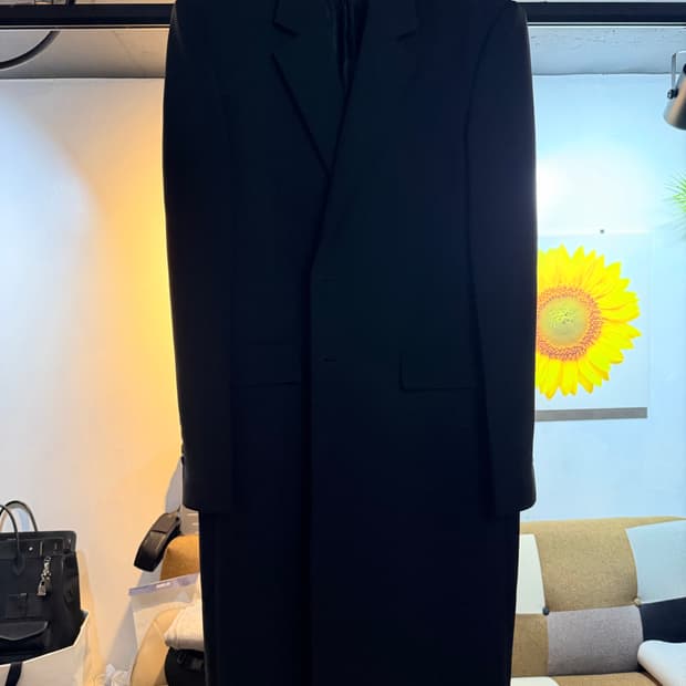 RECTO 싱글 트렌치 코트 블랙 M 오버핏