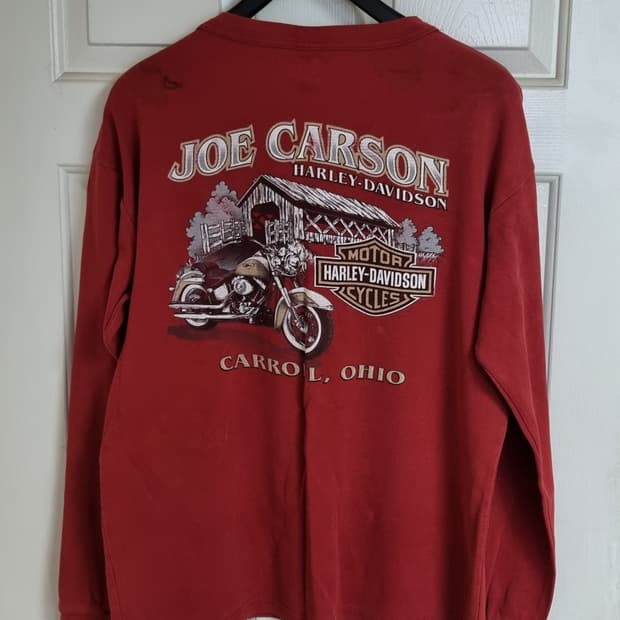 1990's HARLEY DAVIDSON WAFFLE KNIT