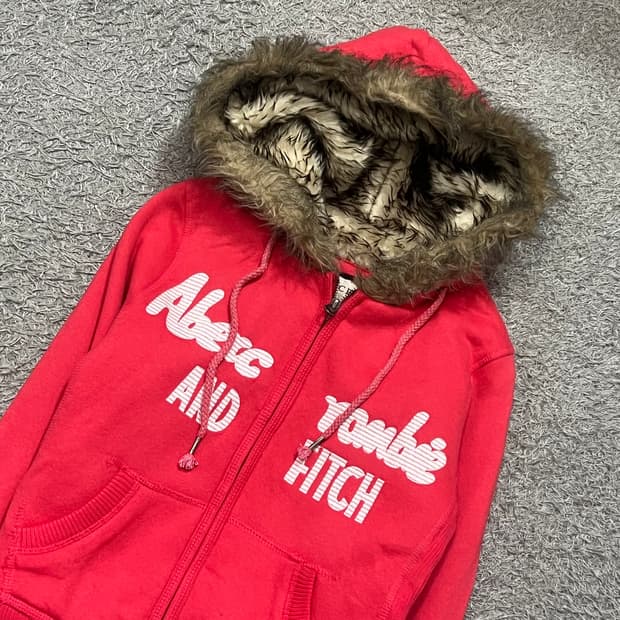 [우먼90] 아베크롬비 울프죠 후드집업