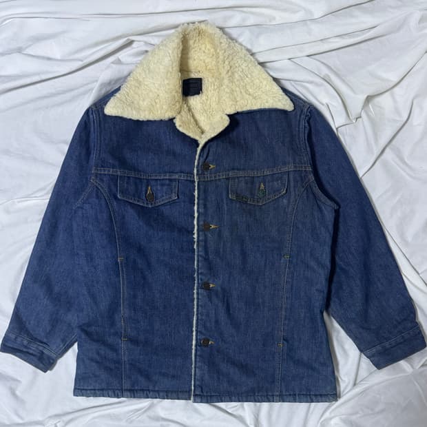 70s sears roebucks 쉐르파 데님자켓