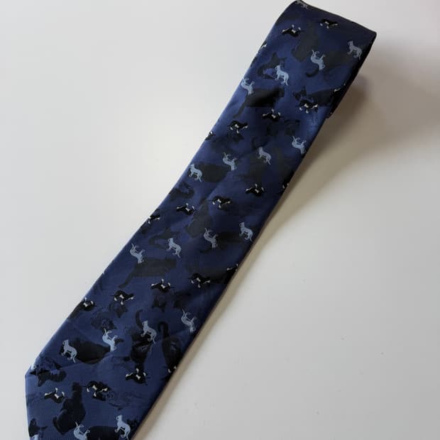 빈티지 패턴 넥타이 8cm