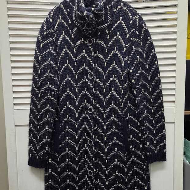 ES.GIVIEN 이태리 울알파카 니트 코트