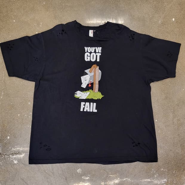 앤빌 You've Got Fail 데미지 반팔 티셔츠