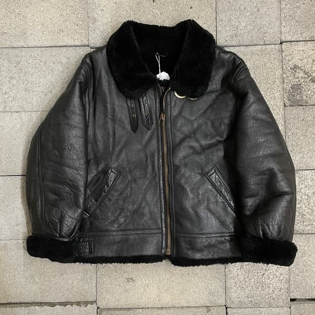 90’s 빈티지 B-3 양가죽 무스탕 가죽 자켓
